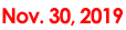 Nov. 30, 2019
